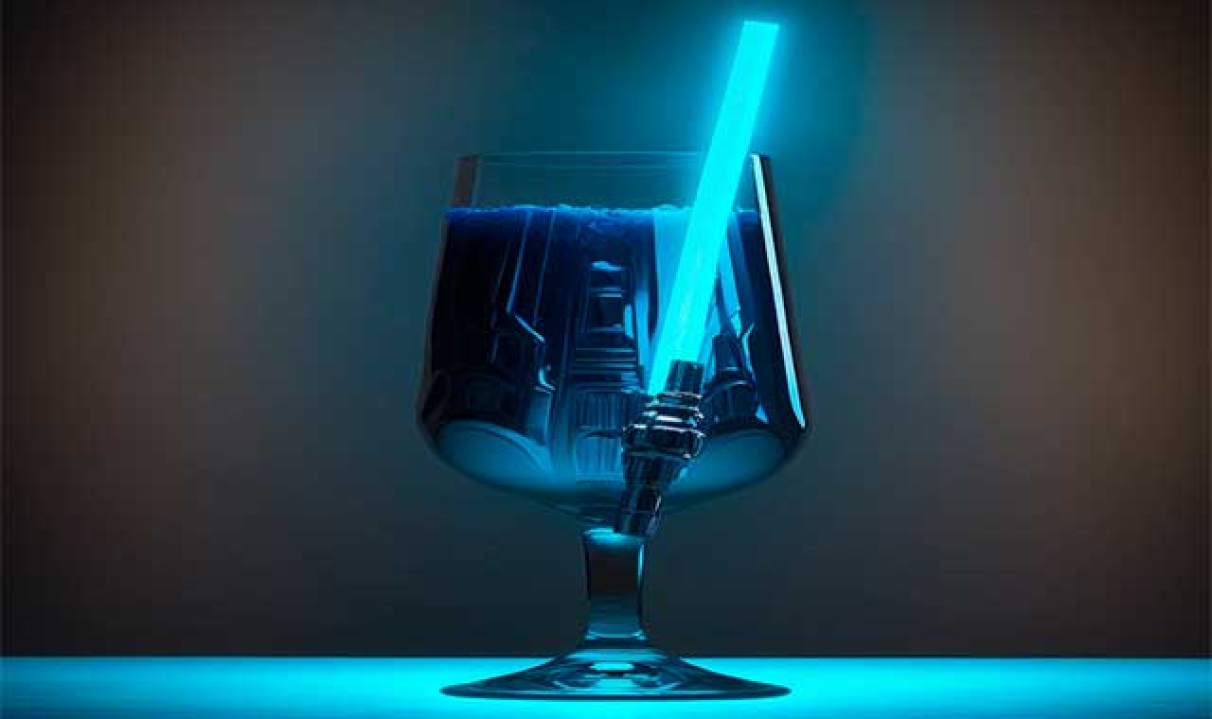 La fascinante forma de disfrutar el vino azul vinotecavirtual