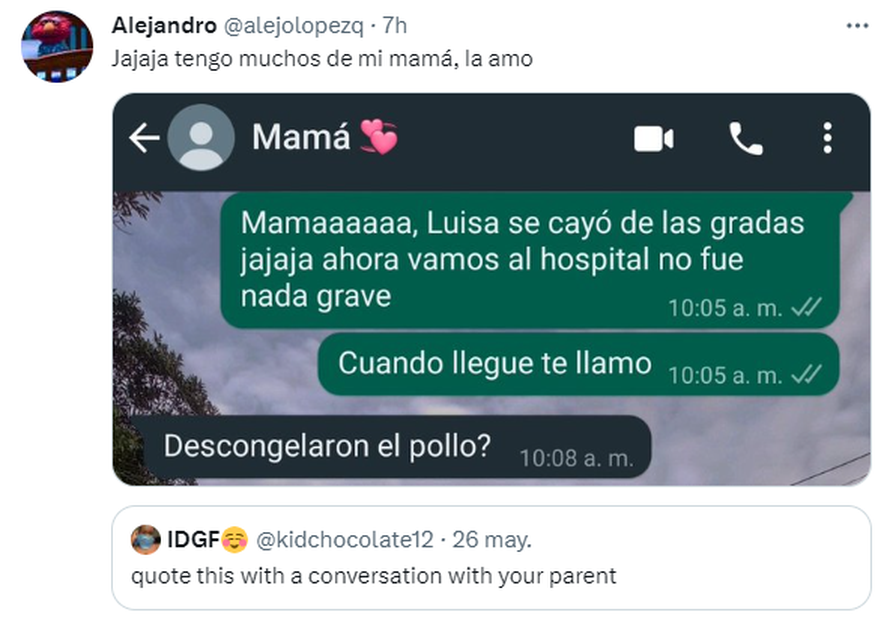 Las hilarantes conversaciones entre dos pollos