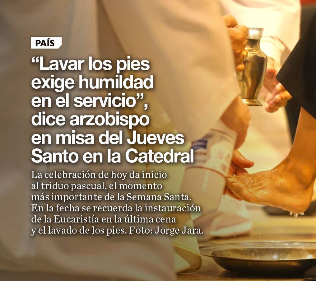 ¿Quién realiza el humilde acto de lavar los pies de Dios?