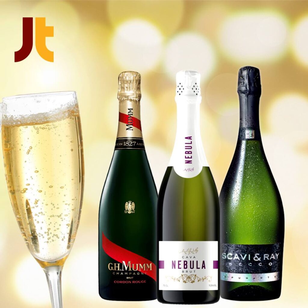 Tipos de vino espumoso: Prosecco vs Cava